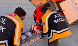 Van'da ambulans helikopter 5 yaşındaki çocuk için havalandı