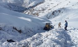 Van'da şarampole yuvarlanan iş makinesinin operatörü askeri helikopterle hastaneye ulaştırıldı