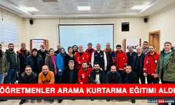 Öğretmenler Arama Kurtarma Eğitim Aldı