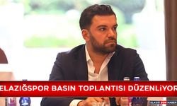 Elazığspor Basın Toplantısı Düzenliyor