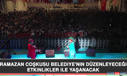 Ramazan Coşkusu Belediye'nin Düzenleyeceği Etkinlikler İle Yaşanacak