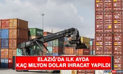 Elazığ’da İlk Ayda Kaç Milyon Dolar İhracat Yapıldı