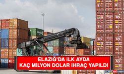 Elazığ’da İlk Ayda Kaç Milyon Dolar İhraç Yapıldı