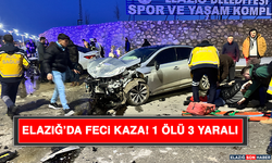 Elazığ’da Feci Kaza! 1 Ölü 3 Yaralı