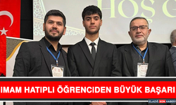 İmam Hatipli Öğrenciden Büyük Başarı