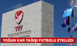 Yoğun Kar Yağışı Futbolu Etkiledi