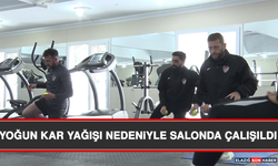 Yoğun Kar Yağışı Nedeniyle Salonda Çalışıldı