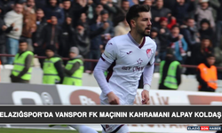 Elazığspor’da Vanspor FK Maçının Kahramanı Alpay Koldaş