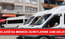 Elazığ’da Minibüs Ücretlerine Zam Geldi