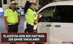 Elazığ’da Son Bir Haftada 229 Şahıs Yakalandı