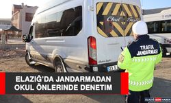 Elazığ’da Jandarmadan Okul Önlerinde Denetim