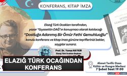 Elazığ Türk Ocağından Konferans