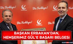 Başkan Erbakan’dan, Hemşerimiz Gül’e Başarı Belgesi