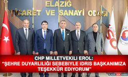 Chp Milletvekili Erol: “Şehre Duyarlılığı Sebebiyle İdris Başkanımıza Teşekkür Ediyorum”