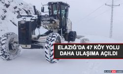 Elazığ’da 47 Köy Yolu Daha Ulaşıma Açıldı