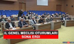 İl Genel Meclisi Oturumları Sona Erdi