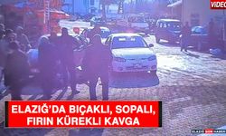 Elazığ’da Bıçaklı, Sopalı, Fırın Kürekli Kavga