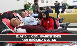 Elazığ İl Özel İdaresi’nden Kan Bağışına Destek