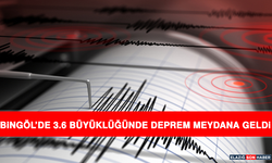 Bingöl’de 3.6 Büyüklüğünde Deprem Meydana Geldi