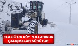 Elazığ'da Köy Yollarında Çalışmalar Sürüyor