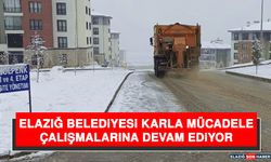 Elazığ Belediyesi Karla Mücadele Çalışmalarına Devam Ediyor