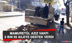 Mamuretül Aziz Vakfı, 2 Bin 55 Aileye Destek Verdi