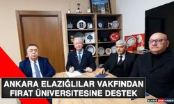 Ankara Elazığlılar Vakfından, Fırat Üniversitesine Destek