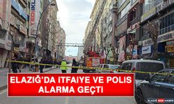 Elazığ’da İtfaiye ve Polis Alarma Geçti