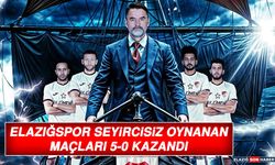 Elazığspor Seyircisiz Oynanan Maçları 5-0 Kazandı