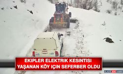 Ekipler Elektrik Kesintisi Yaşanan Köy İçin Seferber Oldu