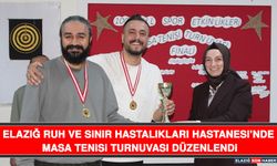 Elazığ Ruh ve Sinir Hastalıkları Hastanesi’nde Masa Tenisi Turnuvası Düzenlendi