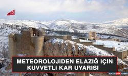 Meteorolojiden Elazığ İçin Kuvvetli Kar Uyarısı