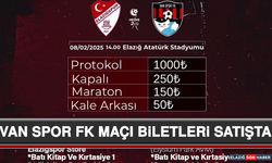 Van Spor FK Maçı Biletleri Satışta