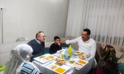 Ağın Kaymakamı Türkemoğlu bir evde iftar yaptı