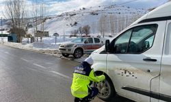 Erzurum'da 106 araç trafikten menedildi