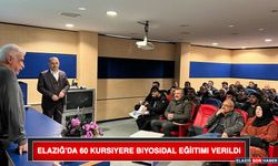 Elazığ'da 60 Kursiyere Biyosidal Eğitimi Verildi