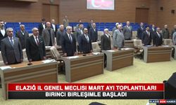 Elazığ İl Genel Meclisi Mart Ayı Toplantıları Birinci Birleşimle Başladı