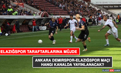 Ankara Demirspor-Elazığspor Maçı Hangi Kanalda Yayınlanacak?