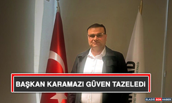 Başkan Karamazı Güven Tazeledi