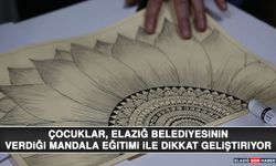 Çocuklar, Elazığ Belediyesinin Verdiği Mandala Eğitimi İle Dikkat Geliştiriyor