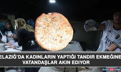 Elazığ’da Kadınların Yaptığı Tandır Ekmeğine Vatandaşlar Akın Ediyor