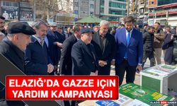 Elazığ’da Gazze İçin Yardım Kampanyası