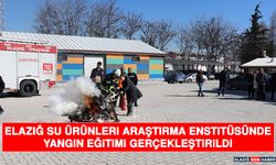 Elazığ Su Ürünleri Araştırma Enstitüsünde Yangın Eğitimi Gerçekleştirildi