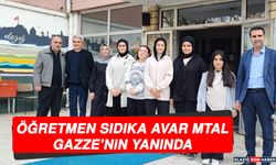 Öğretmen Sıdıka Avar MTAL Gazze’nin Yanında