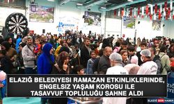 Elazığ Belediyesi Etkinliklerinde, Engelsiz Yaşam Korosu İle Tasavvuf Topluluğu Sahne Aldı