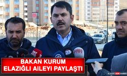 Bakan Kurum Elazığlı Aileyi Paylaştı