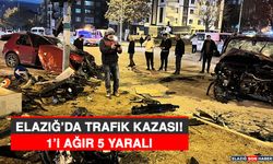 Elazığ’da Trafik Kazası: 1’i Ağır 5 Yaralı