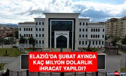 Elazığ’da Şubat Ayında Kaç Milyon Dolarlık İhracat Yapıldı?