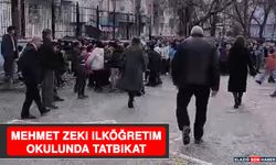 Mehmet Zeki İlköğretim Okulunda Tatbikat