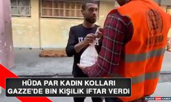 HÜDA PAR Kadın Kolları Gazze'de Bin Kişilik İftar Verdi